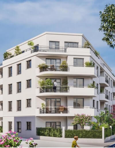 Construction neuve de 43 logements locatifs Adresse : "128 - 132 bis avenue de l’Agent Sarre et 80 rue Armand Lépine à Bois-Colombes (92270) Caractéristiques du marché Année de livraison : 2025 Encours